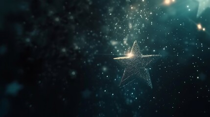 Poster - Beautiful night sky, star in the space. Collage on space, science and education items : Generative AI