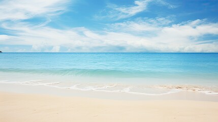 Wall Mural - beach holiday background blue