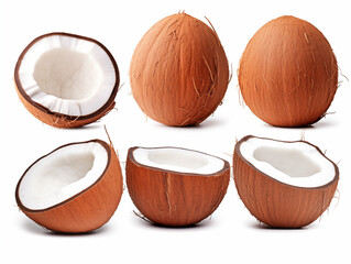 Poster - coconut isolated on white