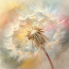Wall Mural - dandelion