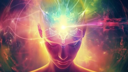 Poster - Person experiencing Astral projection