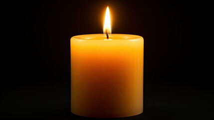 Canvas Print - light candle flame transparent