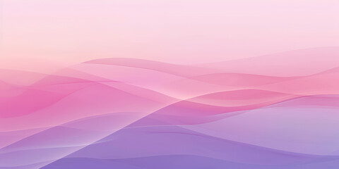 Poster - soft, flowing blend of pink and purple hues with a wavy, abstract design that gives a sense of calm and gentle movement, like waves of color.