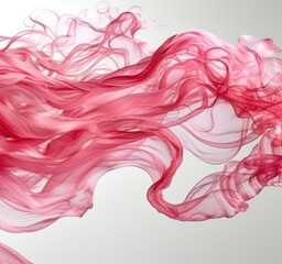 Poster - abstract background,hair smooth pink wave and shiny 