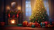 winter christmas holiday background