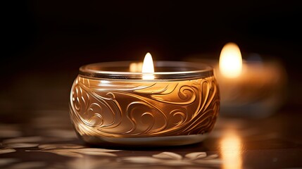 Canvas Print - holder tealight candle