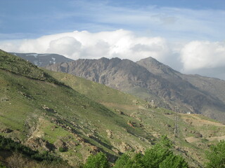 landscape with clouds