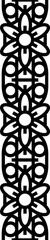 Poster - Seamless repeating lace trim pattern with floral elements. Vintage seamless ornate floral lace border. PNG with transparent background.	
