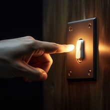 The Handle Switches On The Light And Turns Off The Light.A Slight "click" Sound Sounds.When The Hand Runs Up,touch The Light Switch To Turn Off The Light. The Scattered Light Narrowed Into A Clearing.