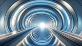 Fototapeta Perspektywa 3d - 近未来なトンネル