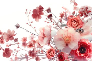 Poster - A beautiful arrangement of flowers in a vase. Perfect for adding a touch of nature to any space