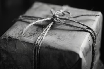 Poster - A piece of wood with a string tightly wrapped around it. This versatile image can be used in various contexts