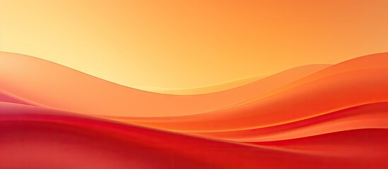 Poster - Red orange and yelllow background with watercolor and grunge texture design colorful textured paper in bright autumn or fall warm sunset colors. Creative Banner. Copyspace image