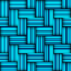 Leinwandbilder - Seamless vector image. Teal and turquoise colours herringbone geometric pattern. Vector illustration