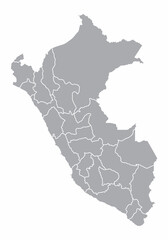 Peru provinces map