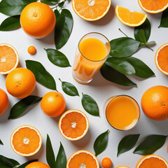 Tasty orange juice PSD with transparent background.