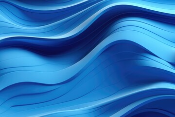 Sticker - A blue abstract background featuring wavy lines. Suitable for various design projects