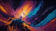 Astral Symphony in TechnicolorDescription: An explosion of vibrant colors painting the canvas of space