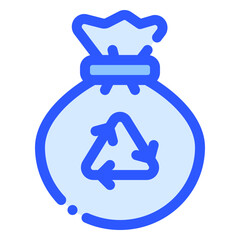 Sticker - trash bag icon