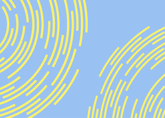 Poster - Minimalist background with curved swirl lines pattern