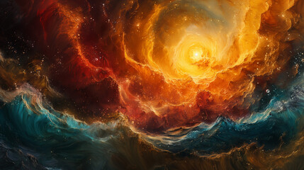 Wall Mural - interstellar maelstrom