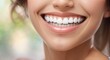 white teeth, embodying confidence and the beauty of dental care