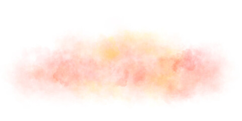 Poster - Orange smoke isolated on transparent background. Bottomless clouds. Clouds PNG. Backgrounds with cloud textures