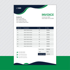 Invoice template design for your business