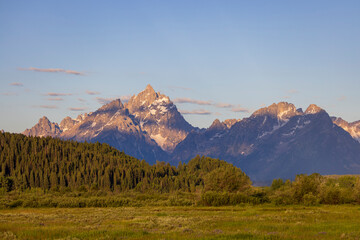 Canvas Print - Scenic Grand Teton National Park Landscape in Summer