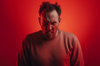 © Alina Zavhorodnii - Portrait of a very angry man his facial expression in anger