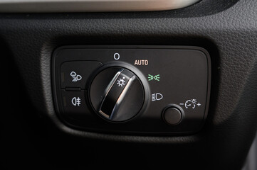 Car headlight controls