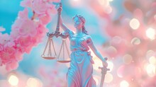 Lady Justice. Symbol Of Equality And Fairness.