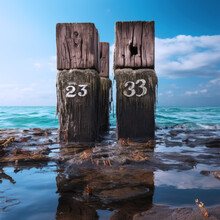Number Wooden Posts Ny The Sea