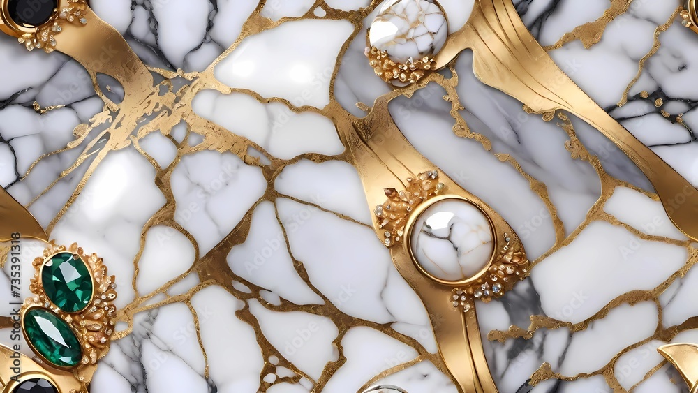 Gold Inlay Patterns showcase an opulent array of textures and materials, featuring ...