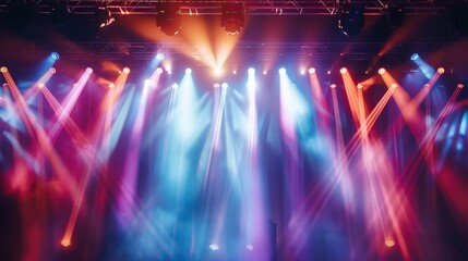 Poster - concert light show, Stage lights