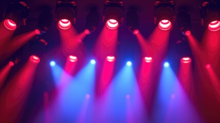 Poster - concert light show, Stage lights