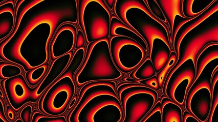 Leinwandbilder - Red Seamless Fluid Art Abstract Background. animation. 4k looping footage