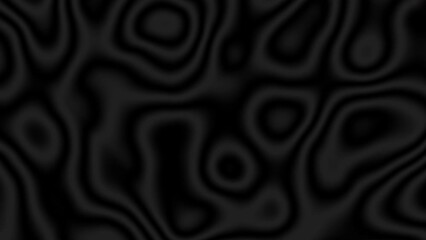Aufkleber - Distorted dark gray lines abstract background on black background. 4k loop