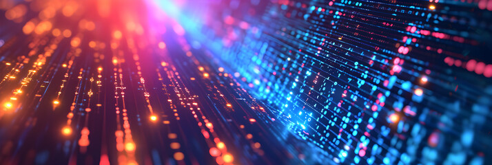 data stream information technology concept