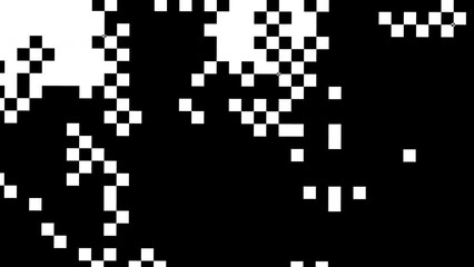 Poster - Simple black and white pattern. 4k looped video.