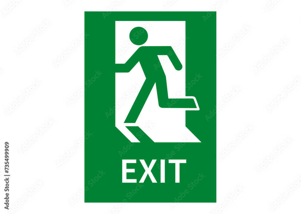 USA製 EXIT 看板 サイン LED 非常口 出口 店舗什器 アメリカ 新品 LED
