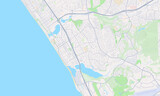 Fototapeta  - Carlsbad California Map, Detailed Map of Carlsbad California