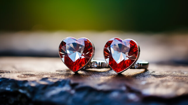 diamond rings with big hearts sign of love beyond wealth