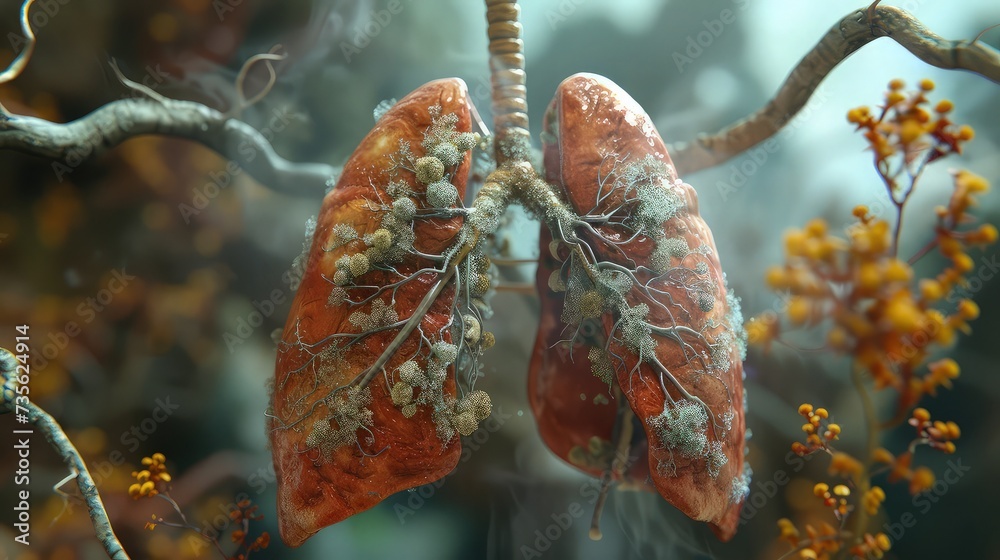 Unveiling Unhealthy Lungs: Realistic Photos Depicting Respiratory ...