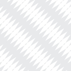Poster - abstract seamless repeatable light grey rhombus pattern on transparent bg.
