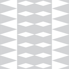 Aufkleber - abstract seamless repeatable light grey rhombus pattern on white.