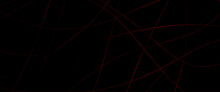 Vector Modern Abstract Luxury Black Background With Diagonal Striped Red Line Design, Simple Line Patterns.