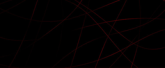 Poster - Vector modern abstract luxury black background with diagonal striped red line design, simple line patterns.