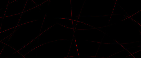 Poster - Vector modern abstract luxury black background with diagonal striped red line design, simple line patterns.
