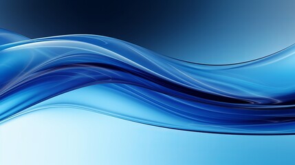 Sticker - Abstract Background Glass Tube Blue Transparent Wave